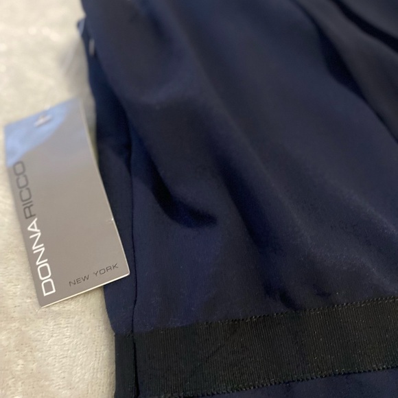 Donna Ricco Blue Backless Maxi Dress - Picture 4 of 13